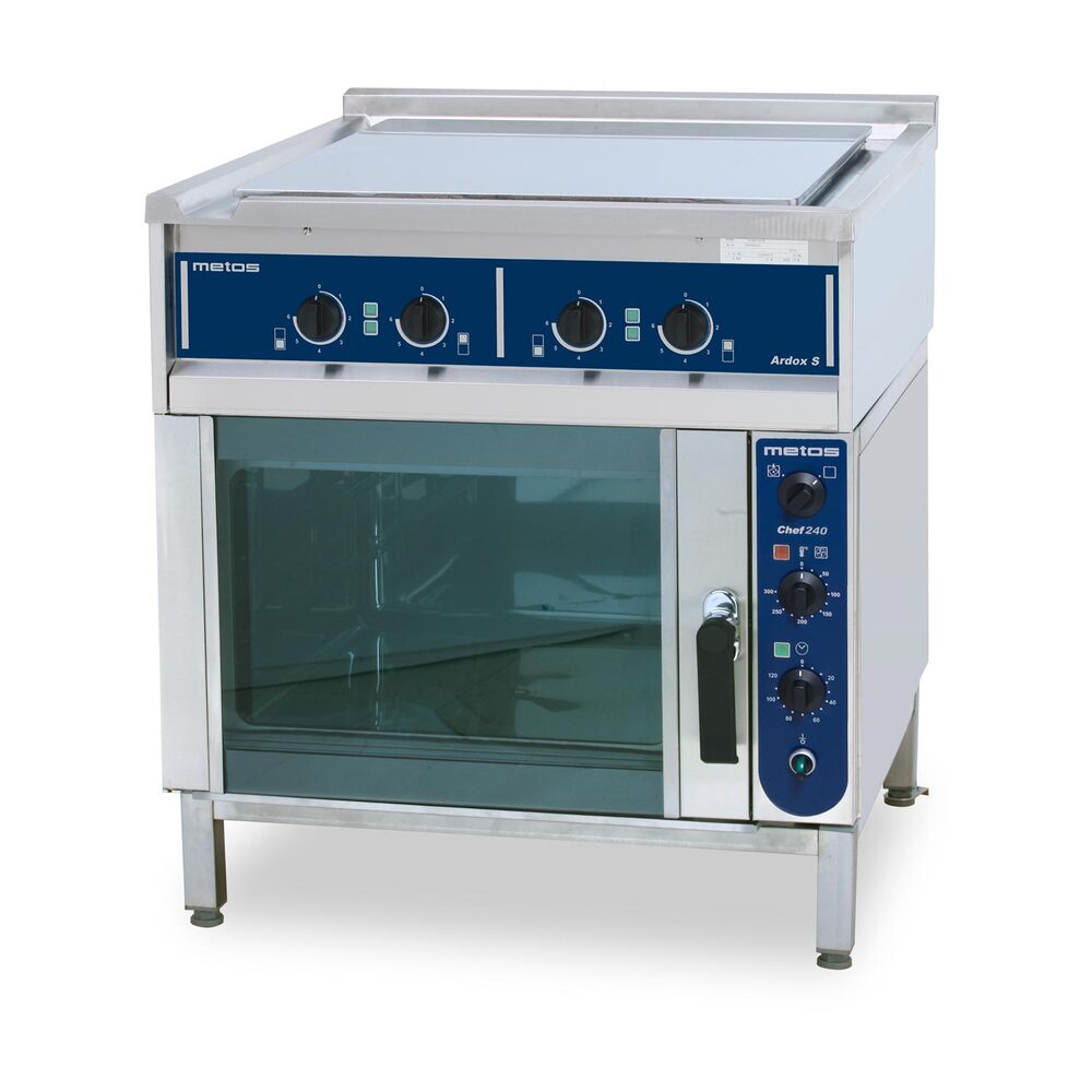 Range + Convection oven Metos Ardox S4/Chef 240 400V3N