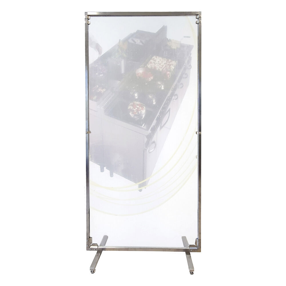 Safe panel Metos 1900H floor model, transparent plastic