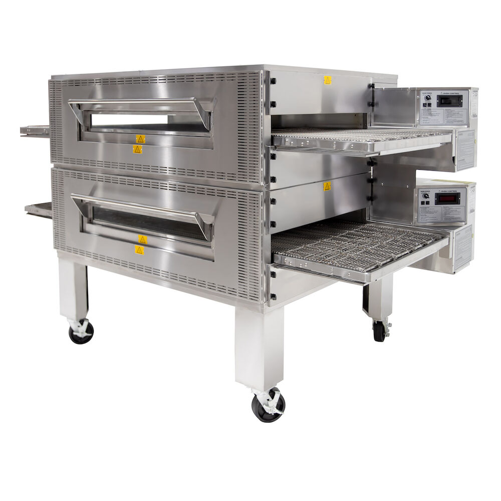 Conveyor oven Metos EDGE3260E-2-G2 Duble chamber and stand with wheels
