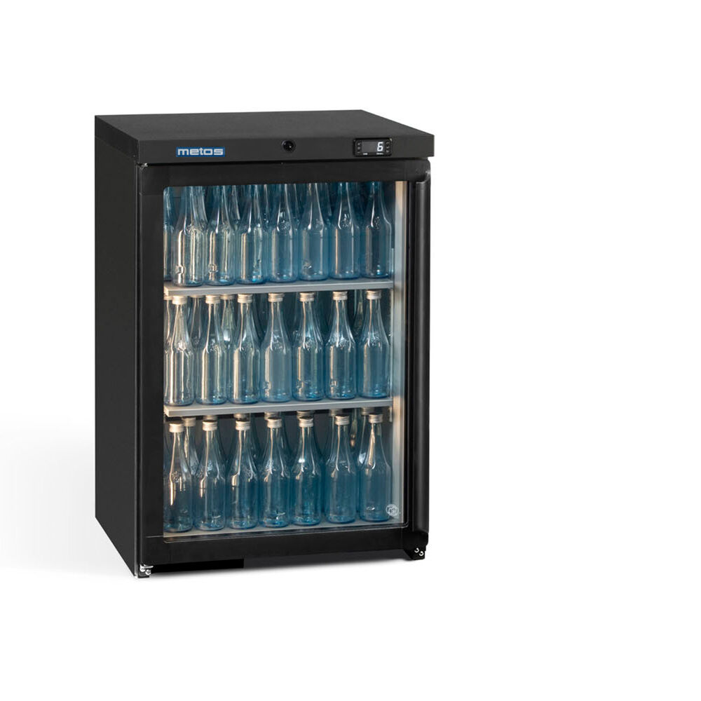 Lasiovijääkaappi Metos Maxiglass MG3/150LG, vasenkätisellä ovella OUTLET
