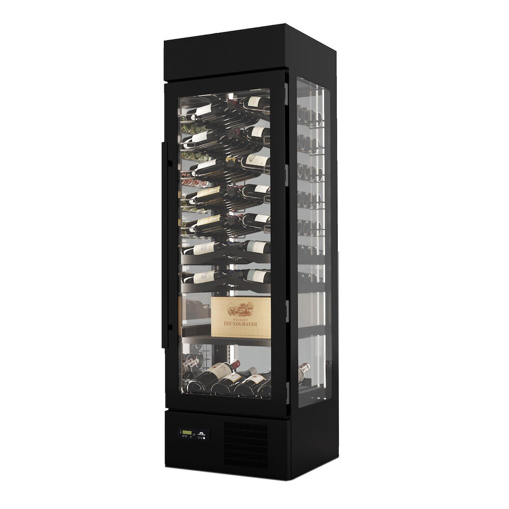 Wine cabinet Metos Premium, black