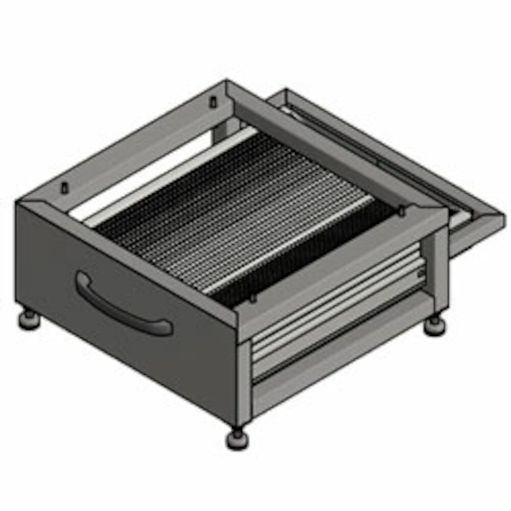 Base frame for washing machine Metos SC70 with drain connect