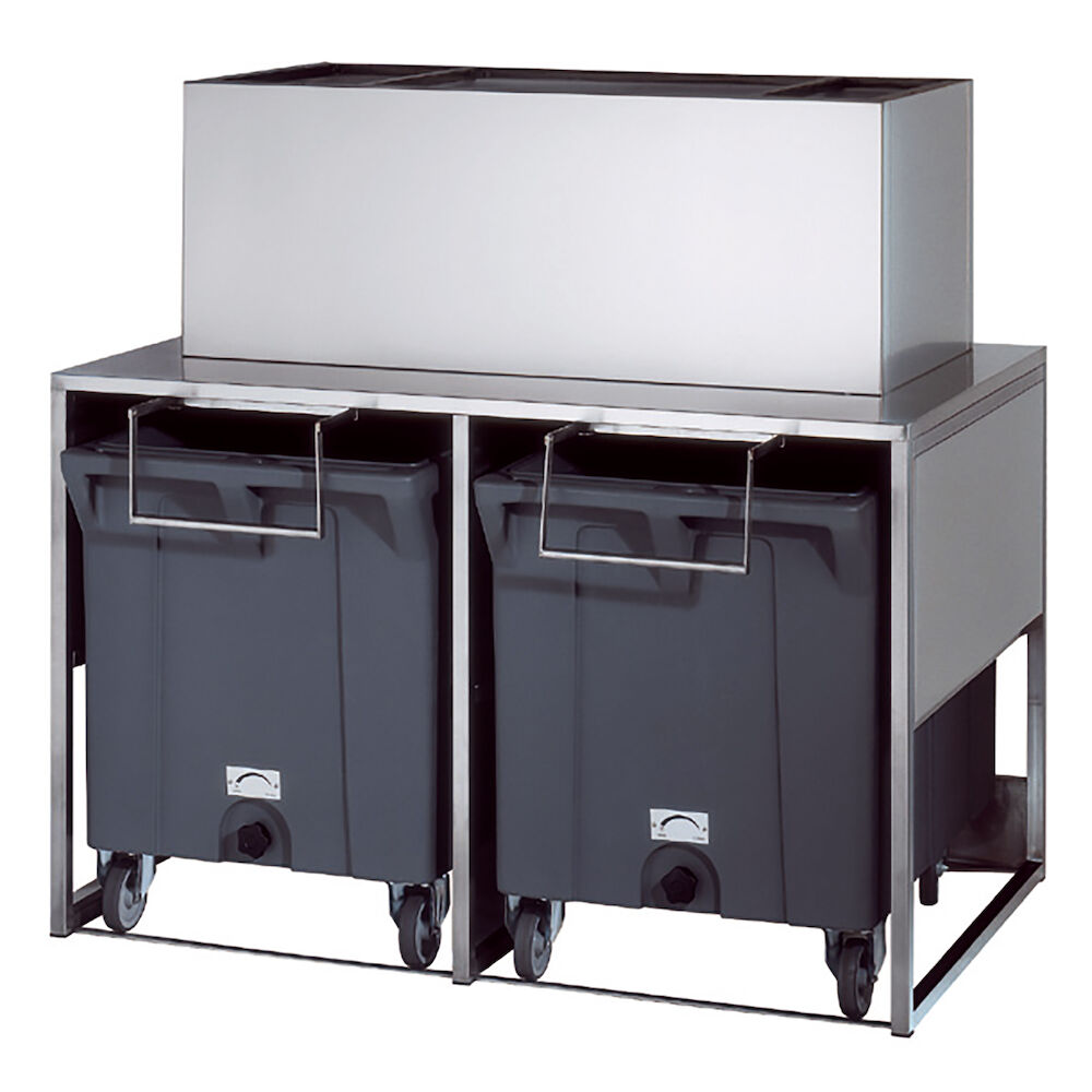 Isvagn Metos Double Roller Bin DRB100 VM500/900 med två vagnar