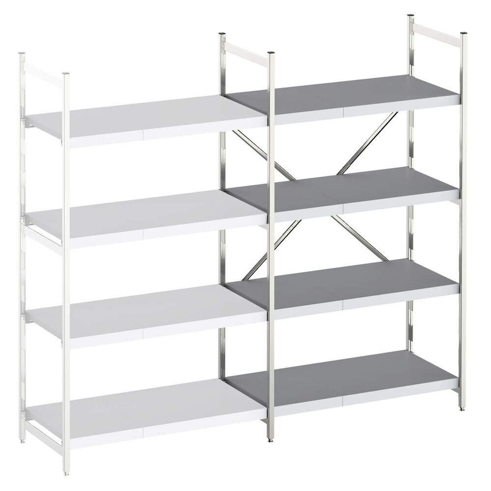 Basic shelving Metos Norm12 1000*500 with shelves