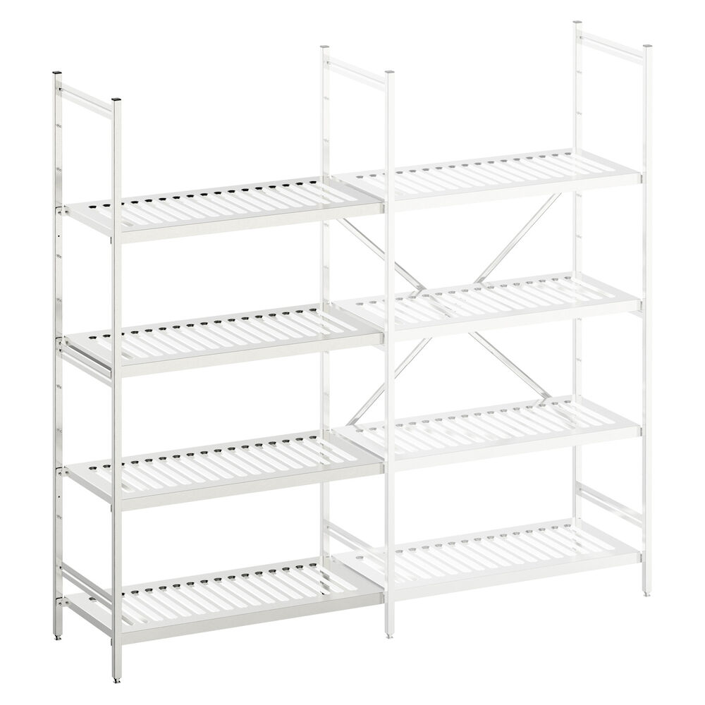 Extension shelving Metos Norm5 1000*500 with louvred shelves