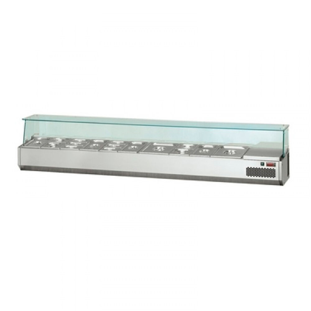 Refrigerated display Metos VPZ11-45ED, cooling unit on the right