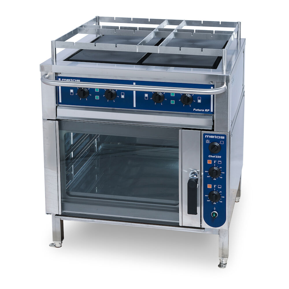 Range+oven Metos RP4/Chef220 3/PE~440V 60Hz Mar