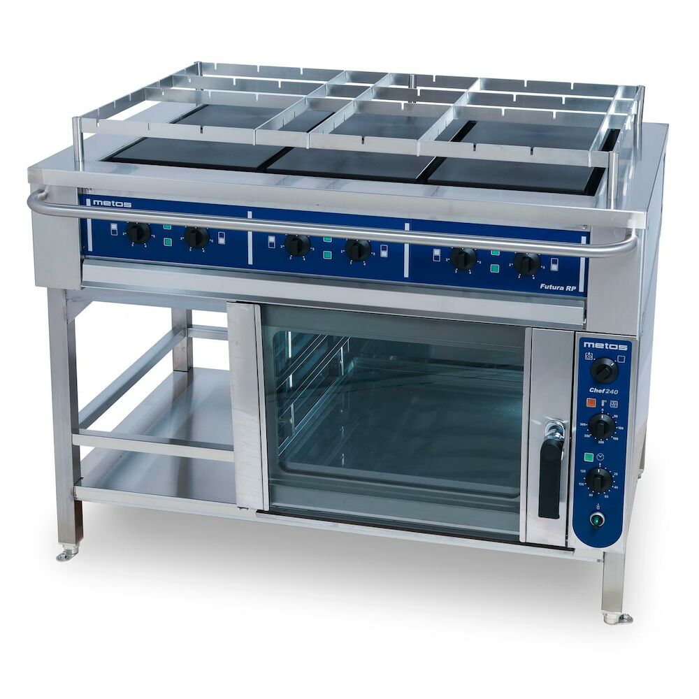 Range+convection oven Metos Futura RP6/Chef240 3/PE~440V 60Hz MARINE