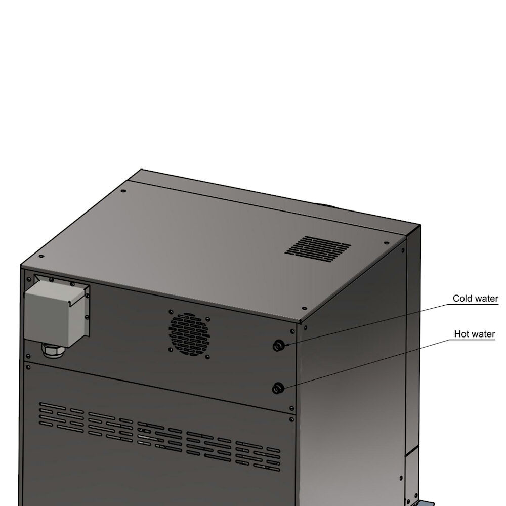 Double water connection for Metos Marvel TE1