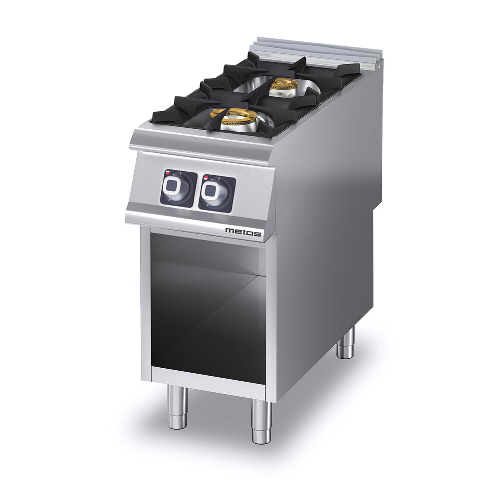 Gas range Metos Diamante D72/25CG with open cupboard