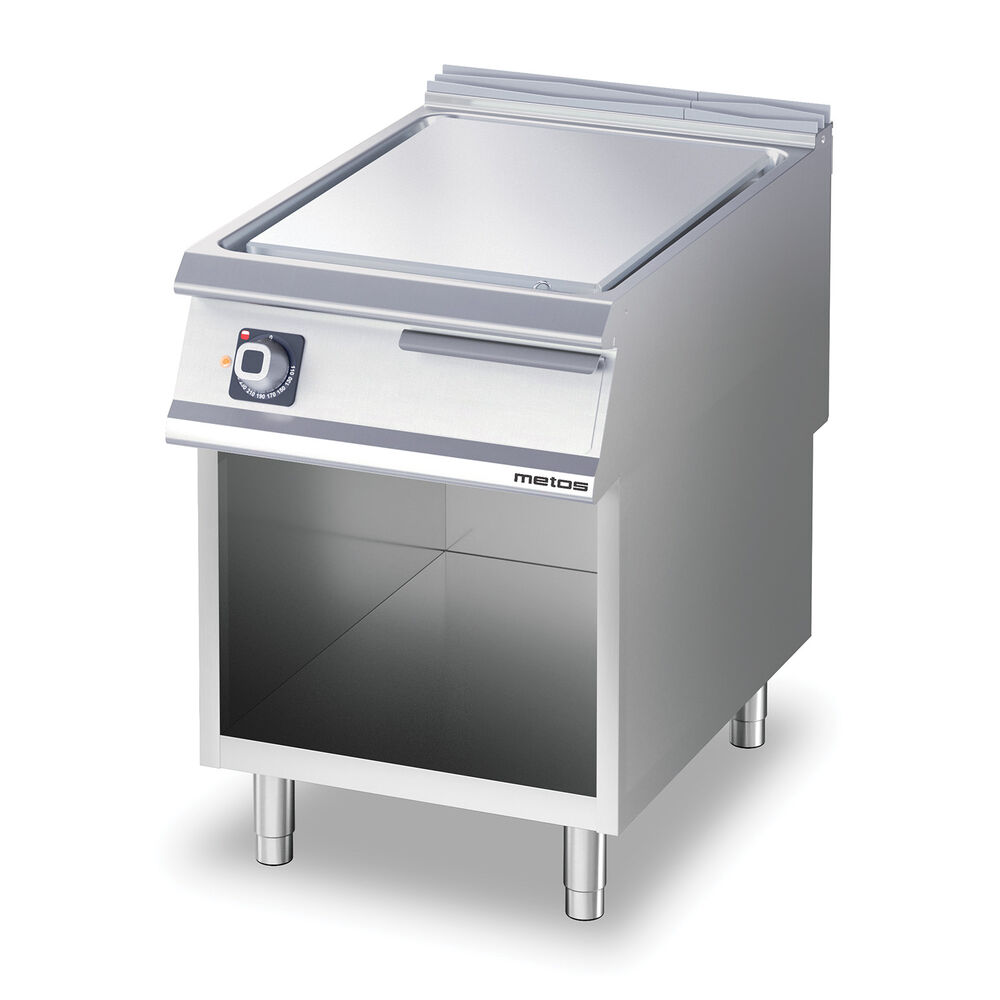 Griddle smooth Metos Diamante D73/25SFTEA with open cupboard 400/3PE/50
