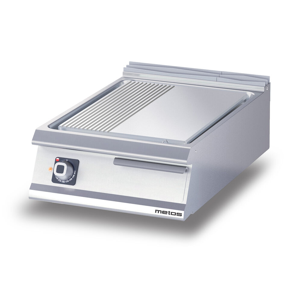 Griddle ribbed/smooth Metos Diamante D73/25TSFTEA1/3R table top model