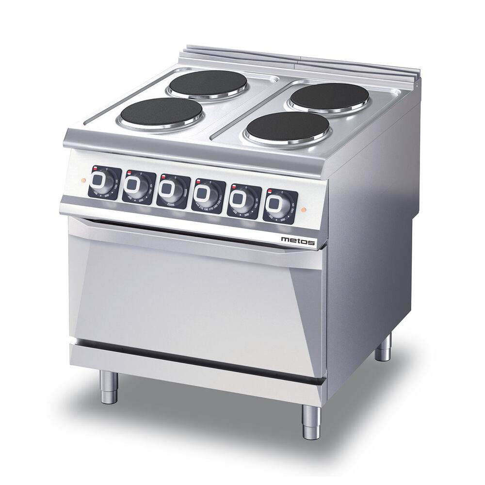 Range Metos Diamante D74/25CEPT with open cupboard