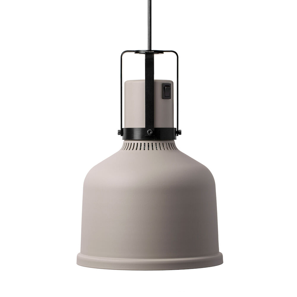 Lamppu Metos Focus MO keskiharmaa, LED-lampulla