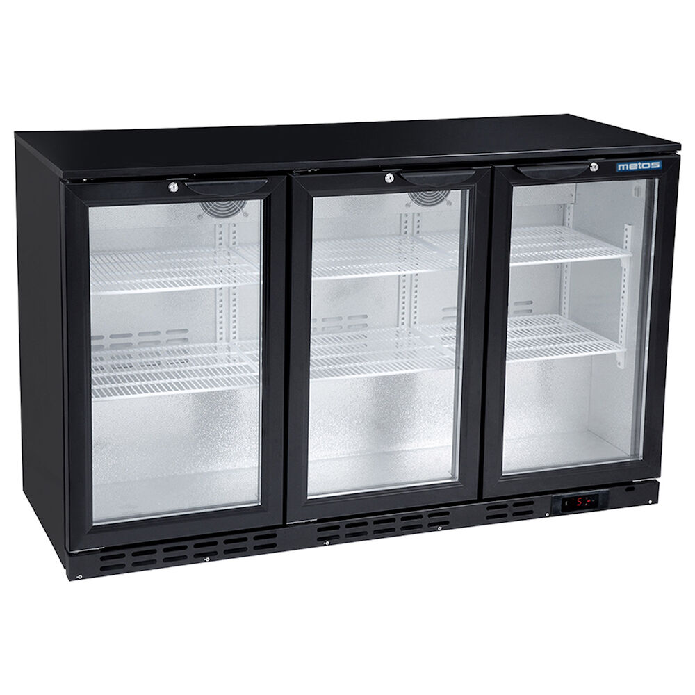 Black Back Bar Cooler Metos Profitbar SC-280 R600a with 3 hi