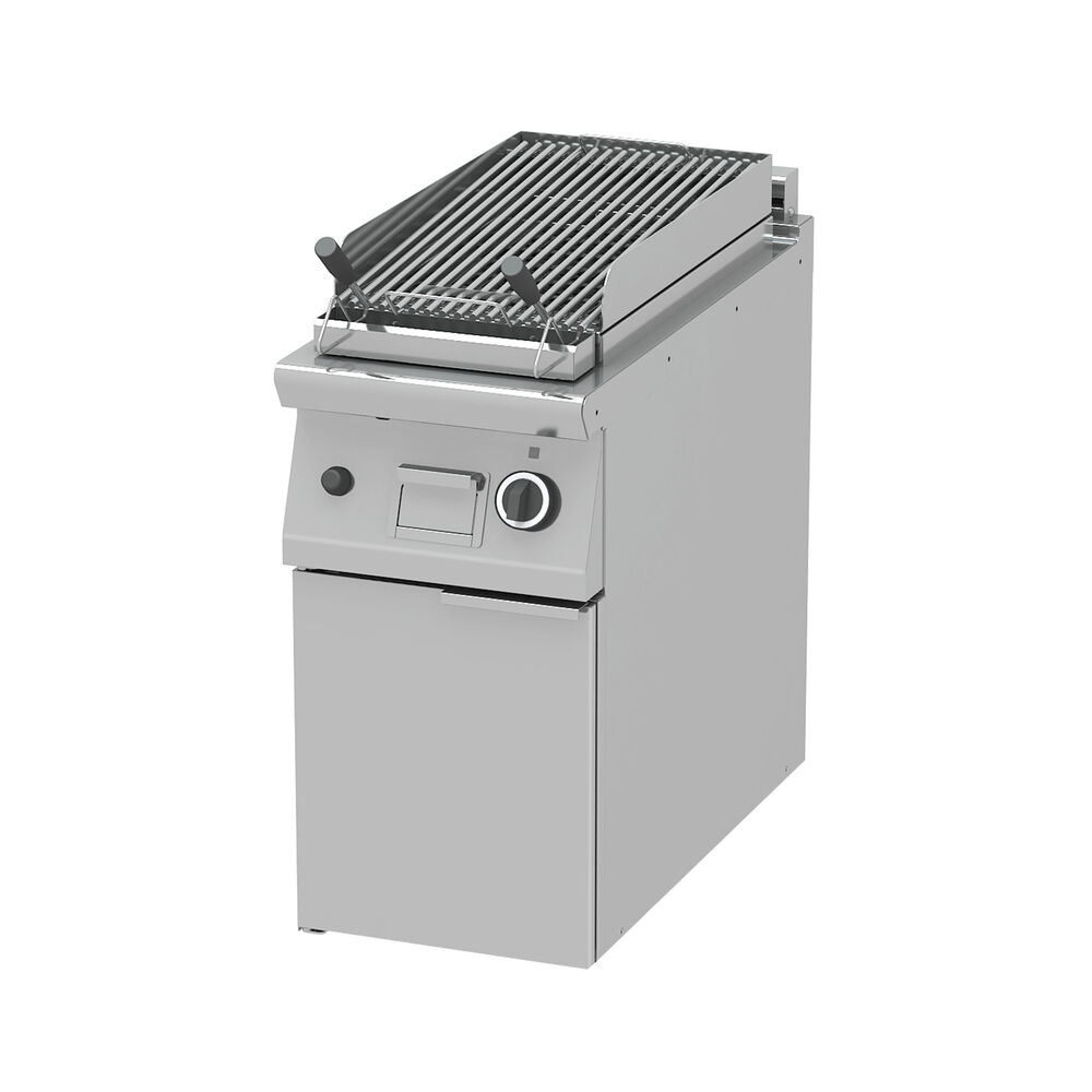 Gas lava sten grill Metos 8GLGUBO/40 II med stativ