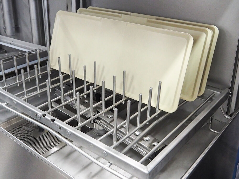 Foldable shelf for Metos Combi dishwasher WD8