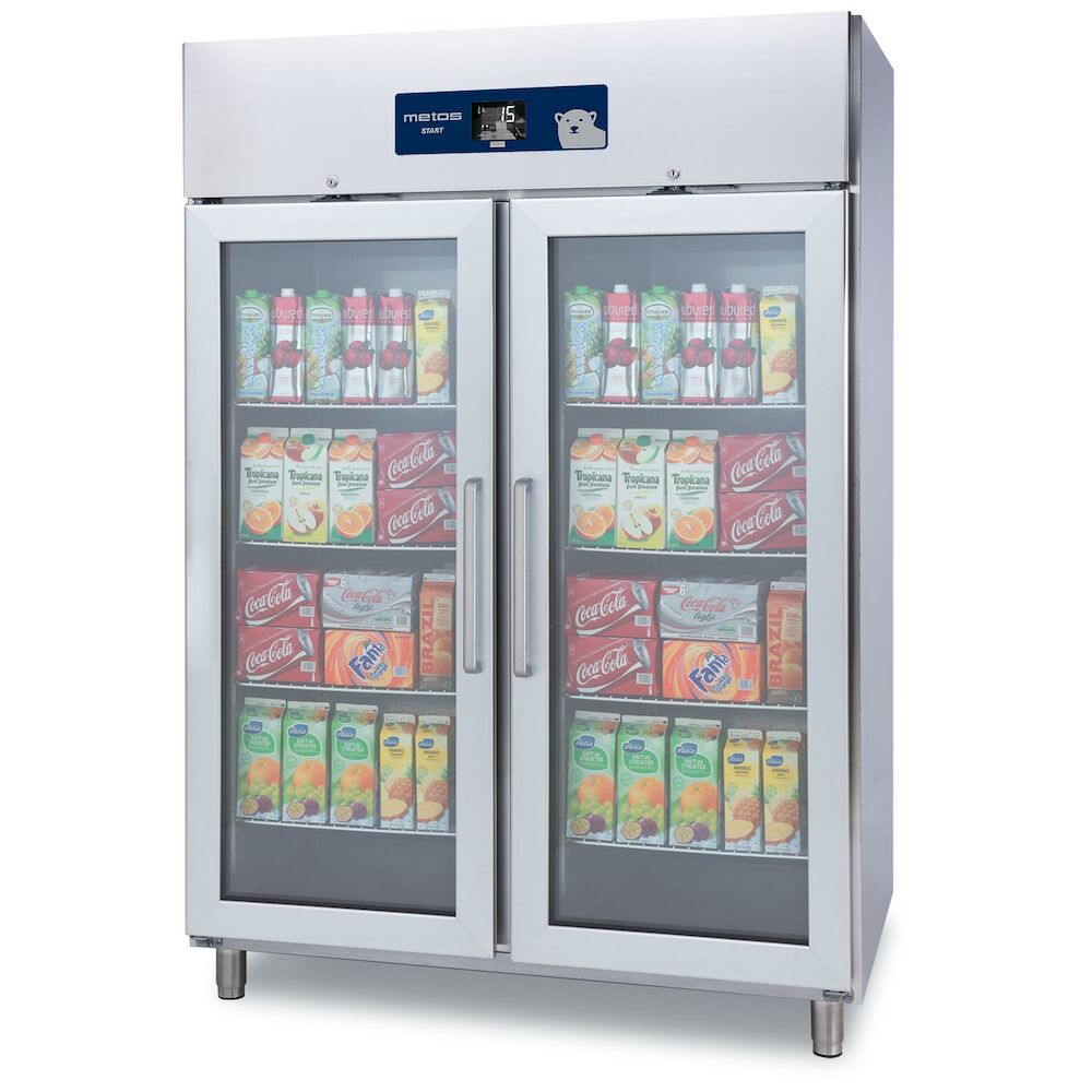 Glassdoor refrigerator Metos Start MG140 TNV HP R290