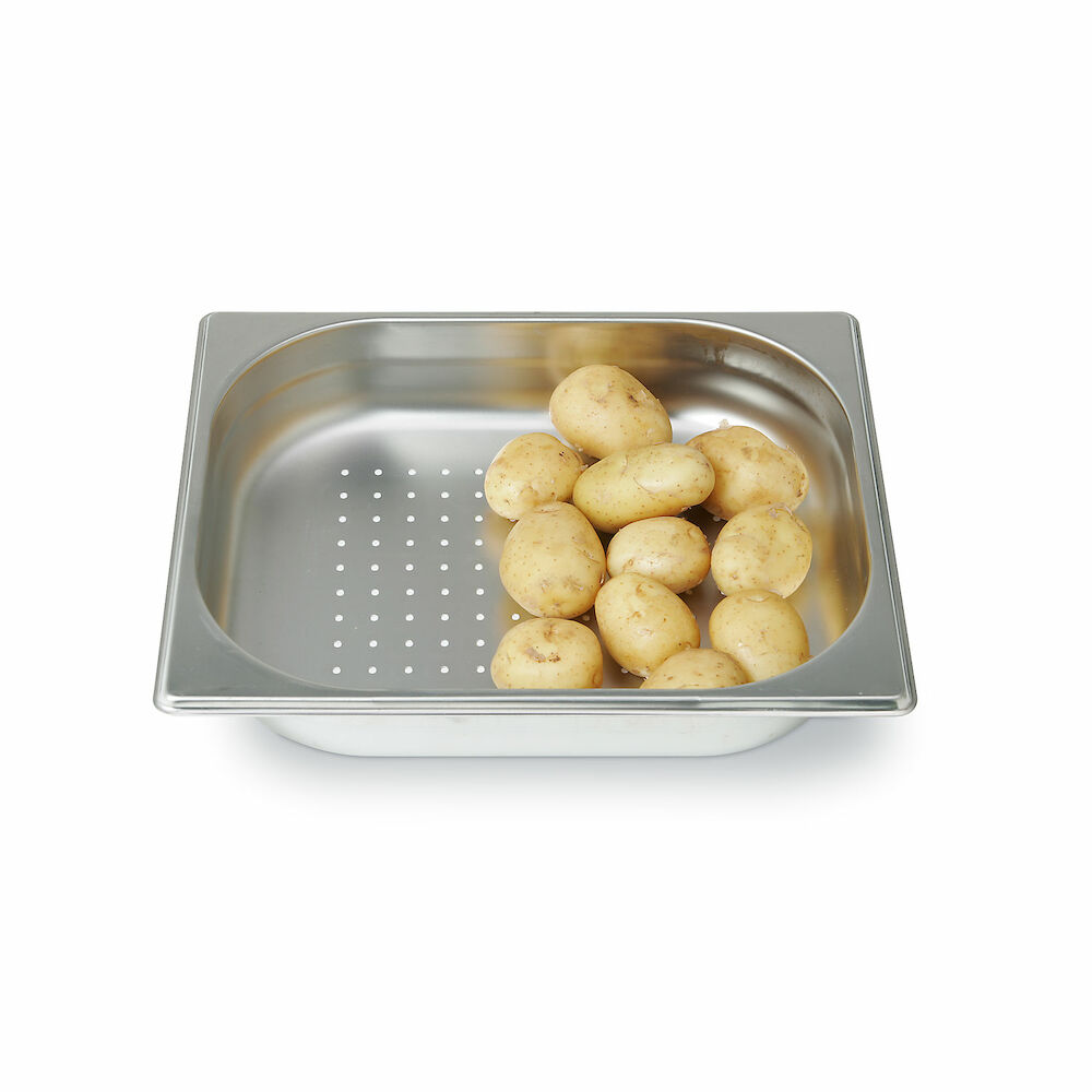 GN container Metos GN1/2-65P, peforated, stainless steel