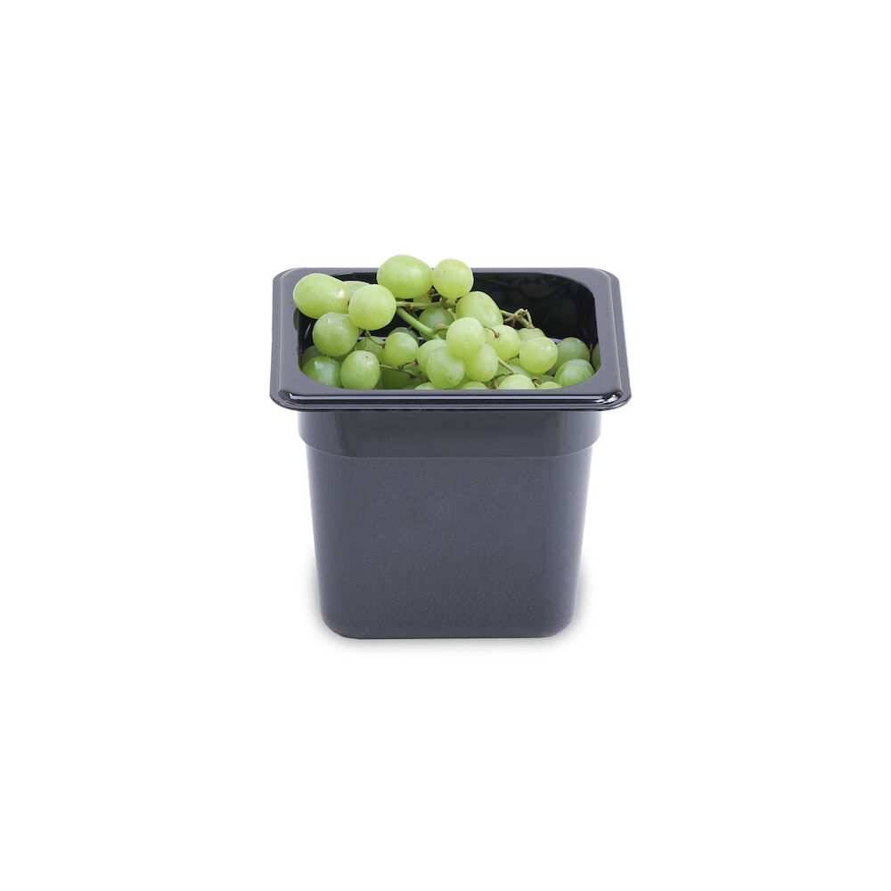 Plastic container Metos GN1/6-150, black