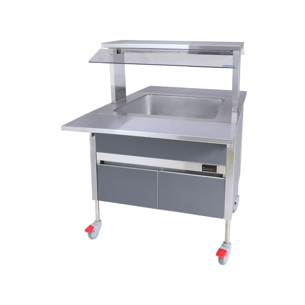 Cold serving trolley Metos Luna CB 800x650x900