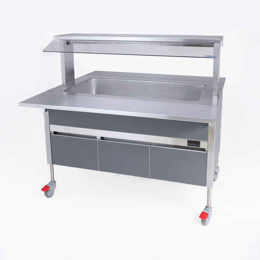Lämpöhaudevaunu Metos Luna BM 1200x650x900 OUTLET