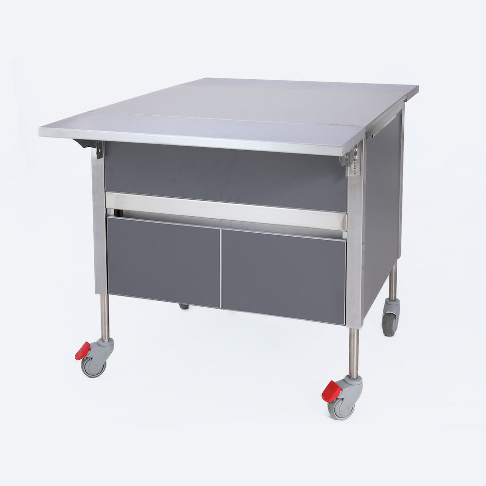 Neutral serving trolley Luna 800x650x900