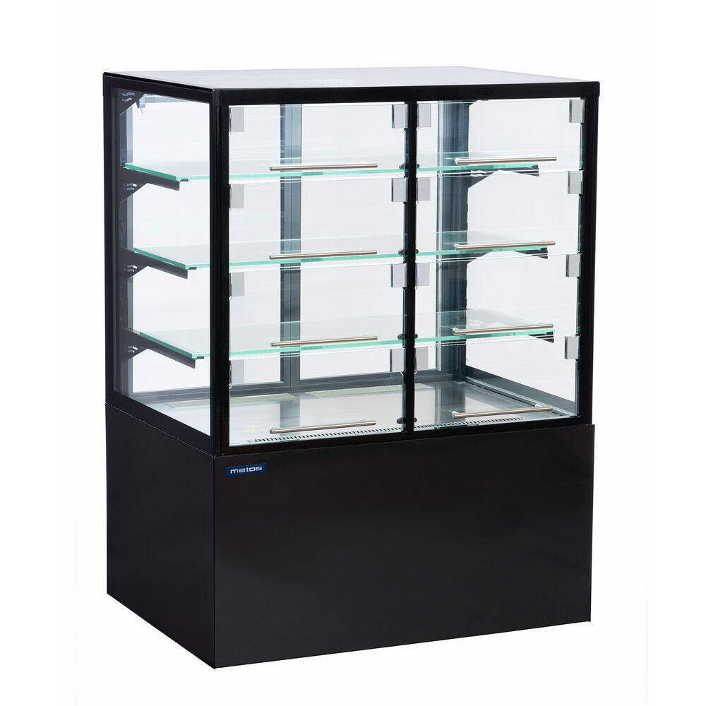 Konditorimonter Metos Cube II 1000 svart, självbetjänstmodell med luckor