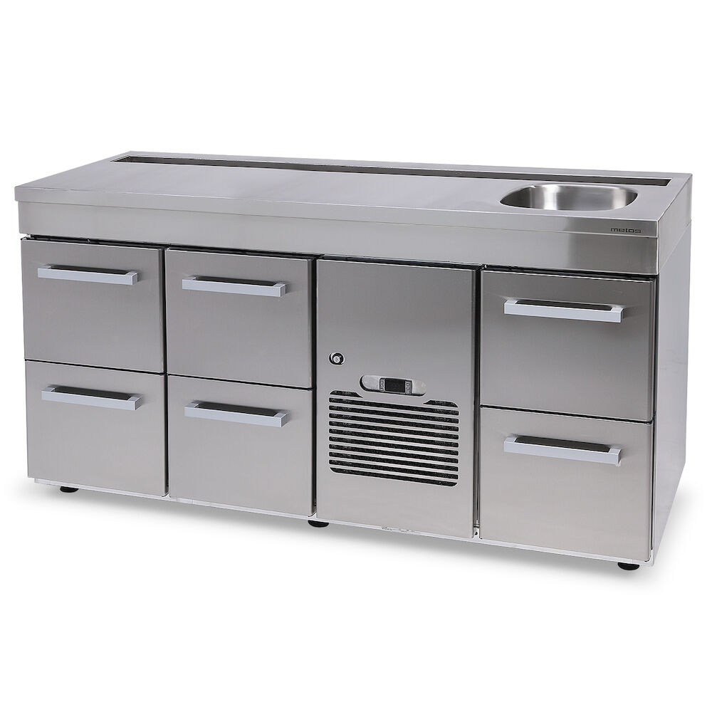 Lockable cold drawer Metos Classic BA1600-BO2-BO2-MPL-BO3