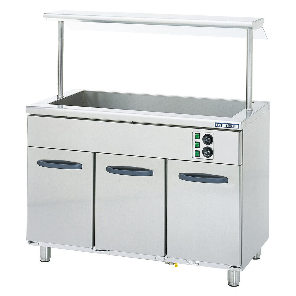 Bain marie with shelf Metos Proff BM-1200-TDRL-TDRL-TDRR-U