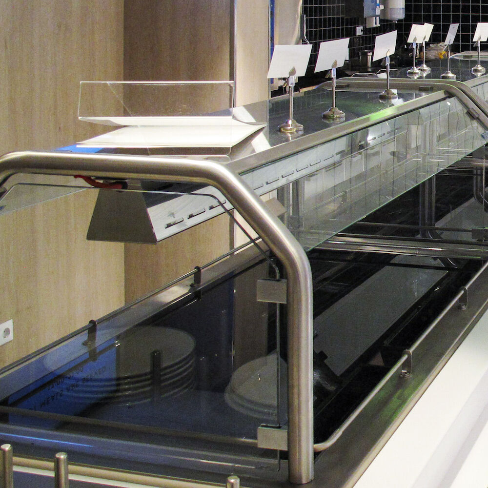 Päätylasi 800 tai 1200 Metos Proff SKY