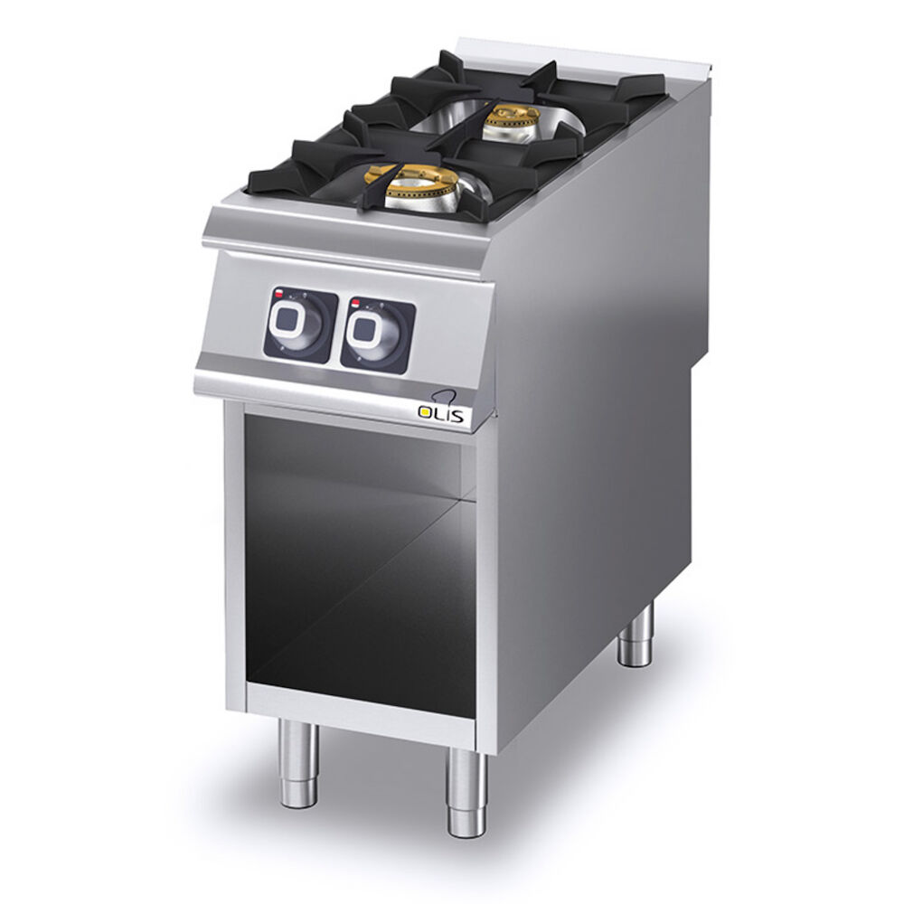 Gas range Metos Diamante D92/10CG with open cupboard