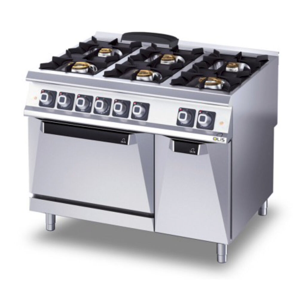 Gas range with electric oven Metos Diamante D96/10CGE