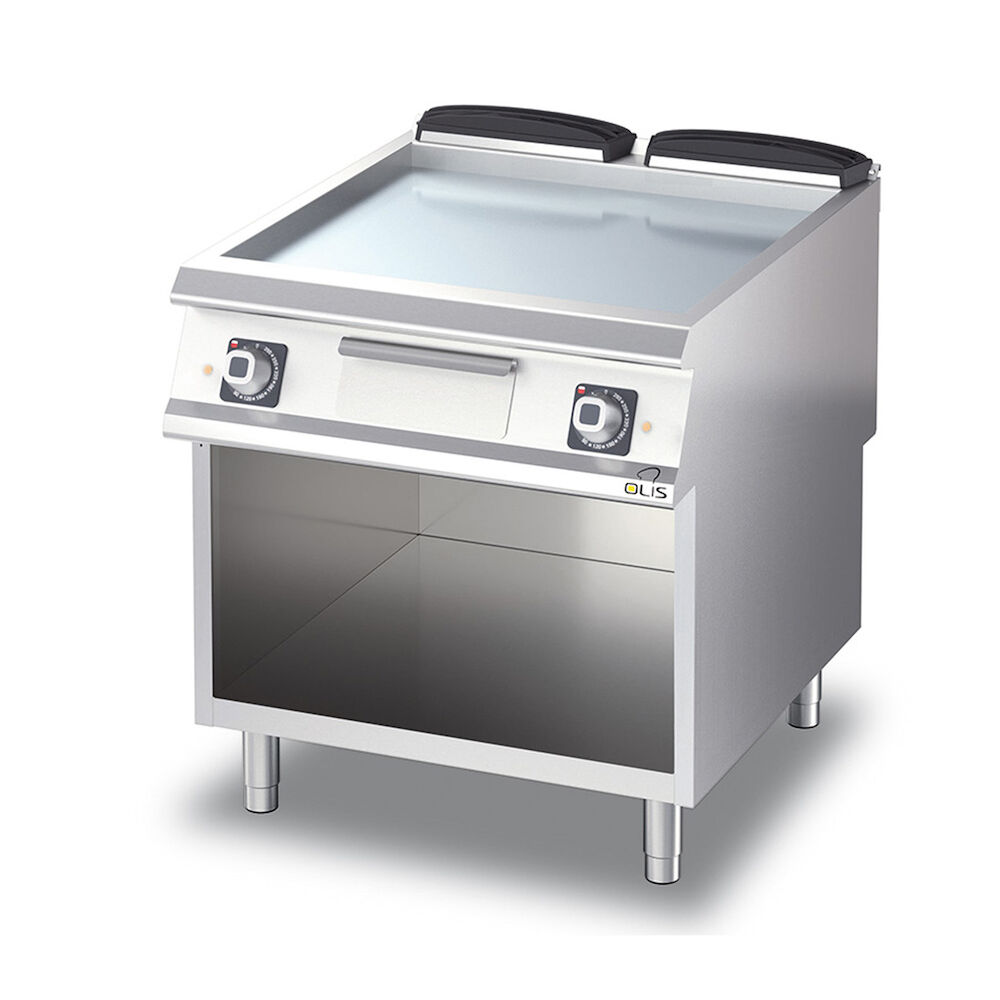 Griddle chromium Metos Diamante D94/10FTEC with open cupboar