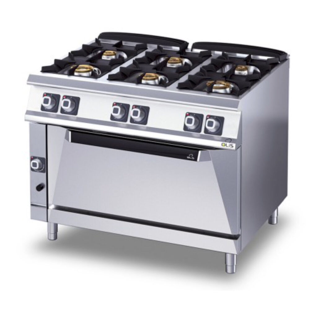 Gas range with gas oven Metos Diamante D76/10CGGFL