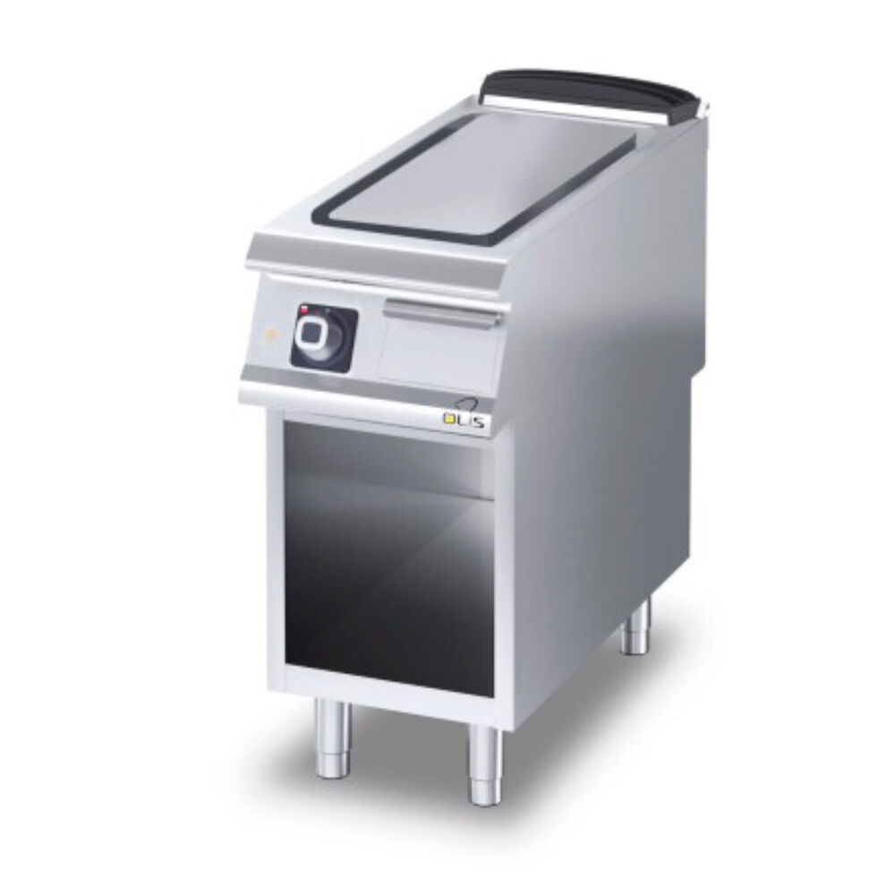Griddle smooth Metos Diamante D72/10SFTEA with open cupboard 440/3/60Marine