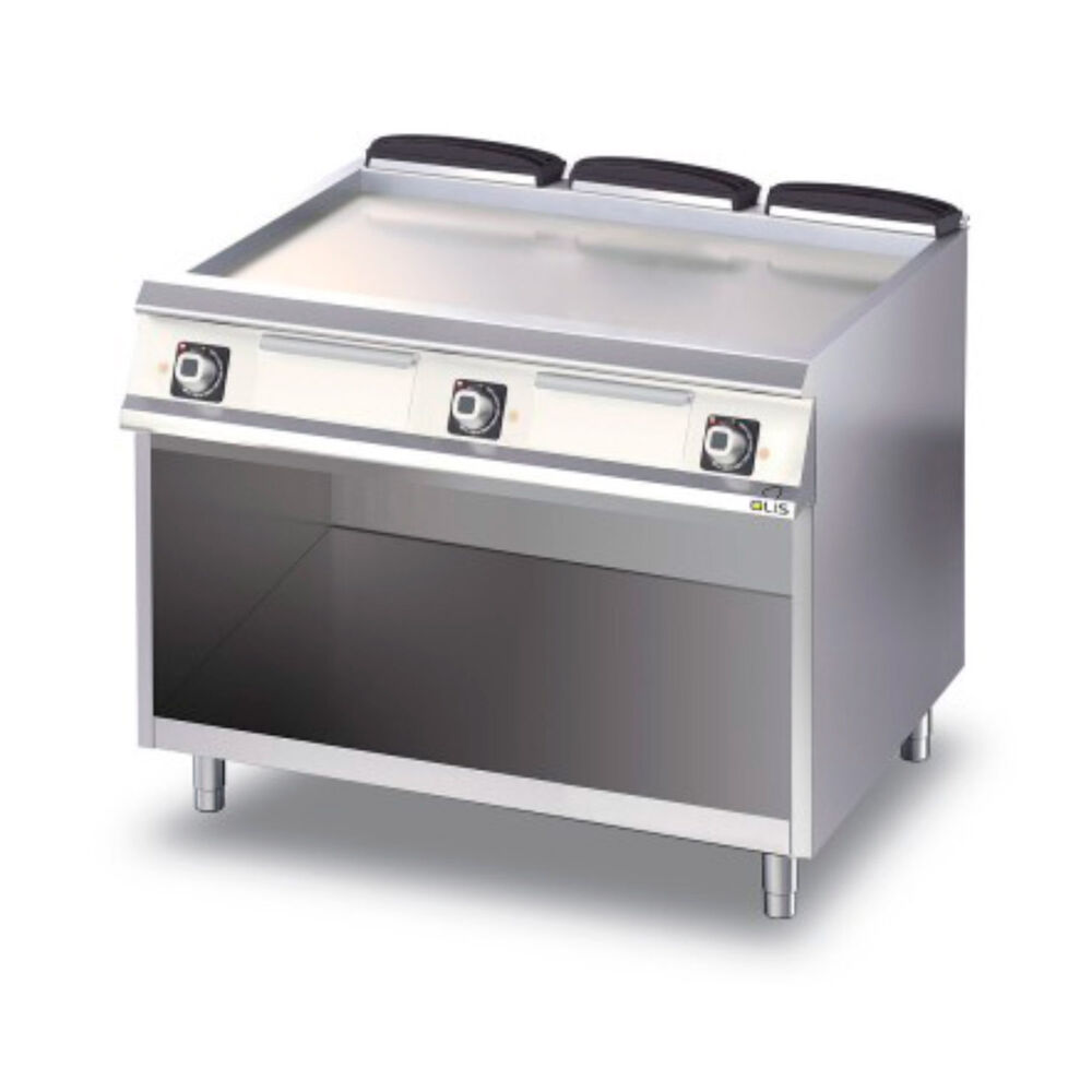 Griddle smooth  Metos Diamante D76/10 FTEA with open cupboard400V/3PE/50-60