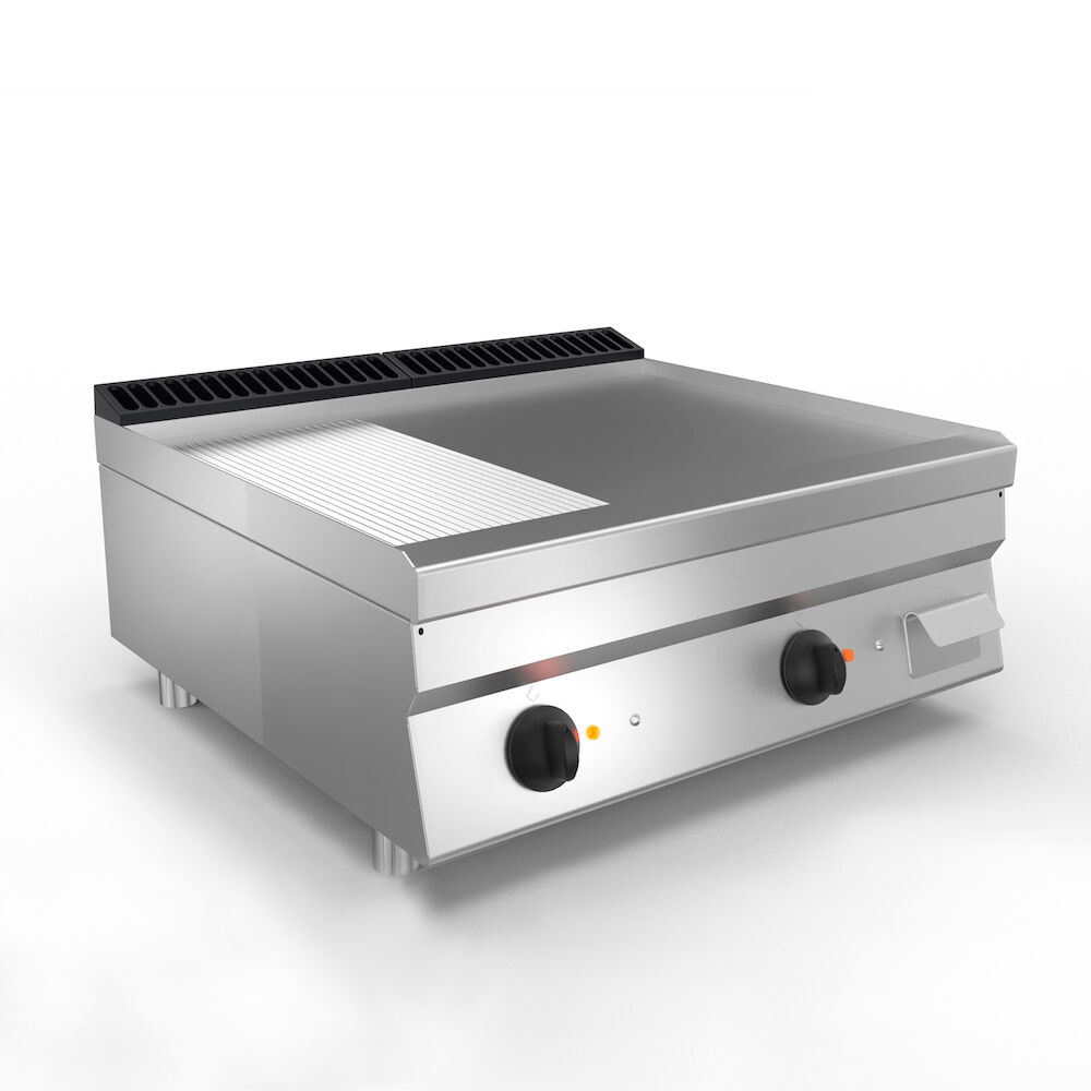 Griddle Metos Proxy 78EFTISRT,soft iron 1/3grooved and 2/3 smooth plate