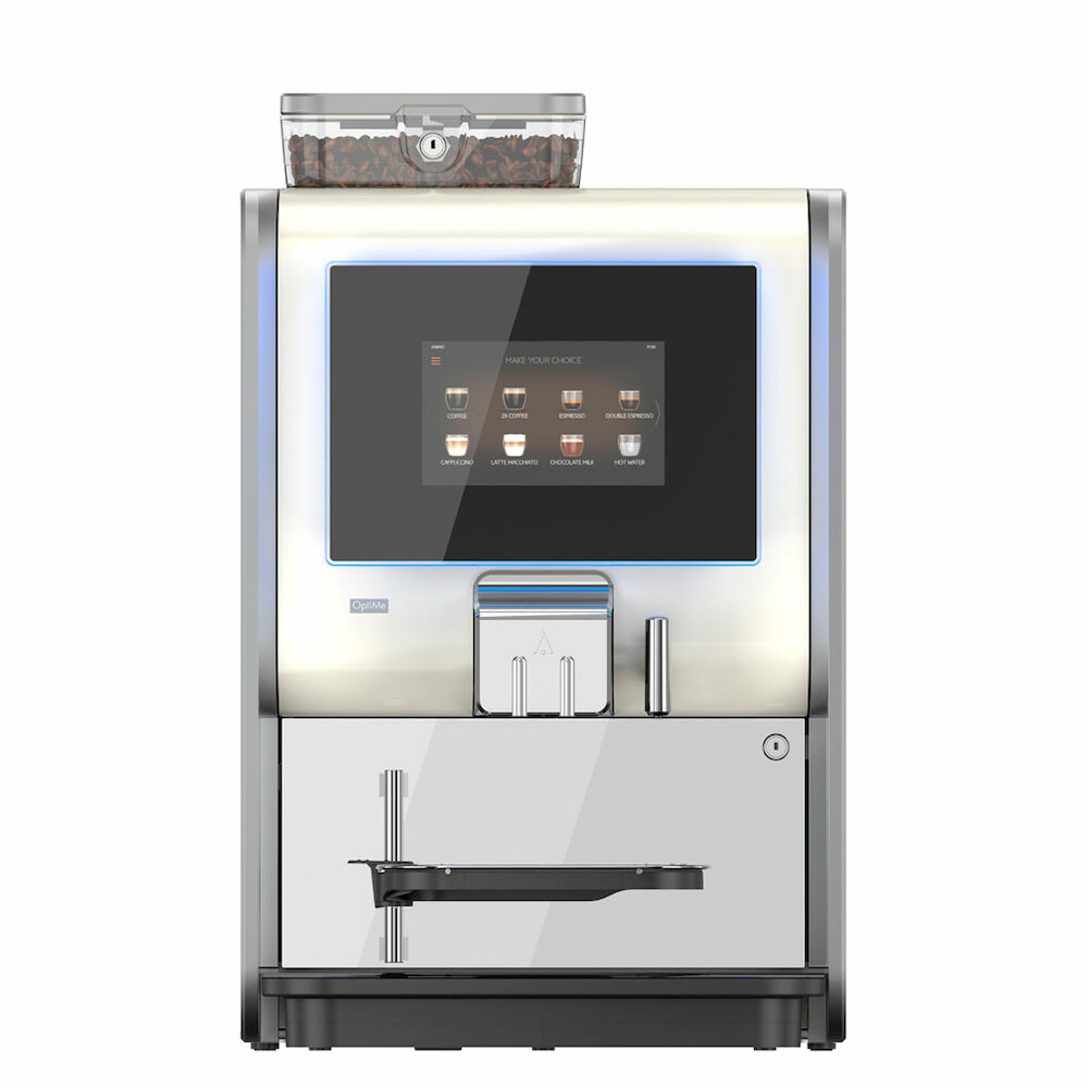 Coffee machine Metos OptiMe 12 with white panel