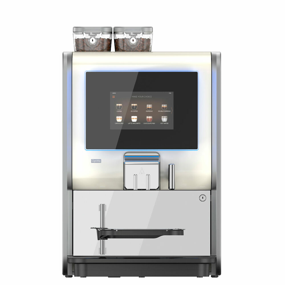Coffee machine Metos OptiMe 21 with white panel