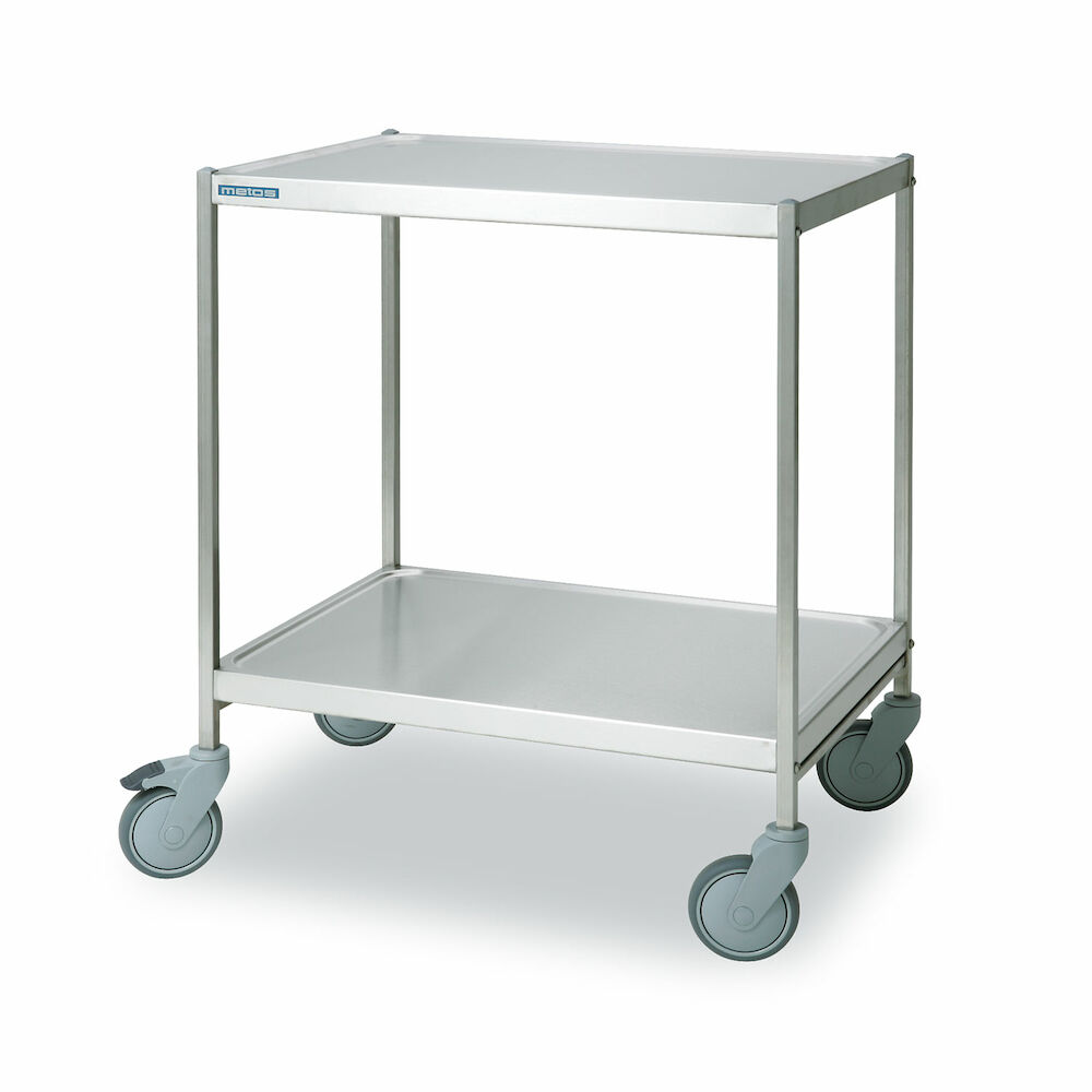 Service trolley Metos SET-75WH/2 high, 2 tiers