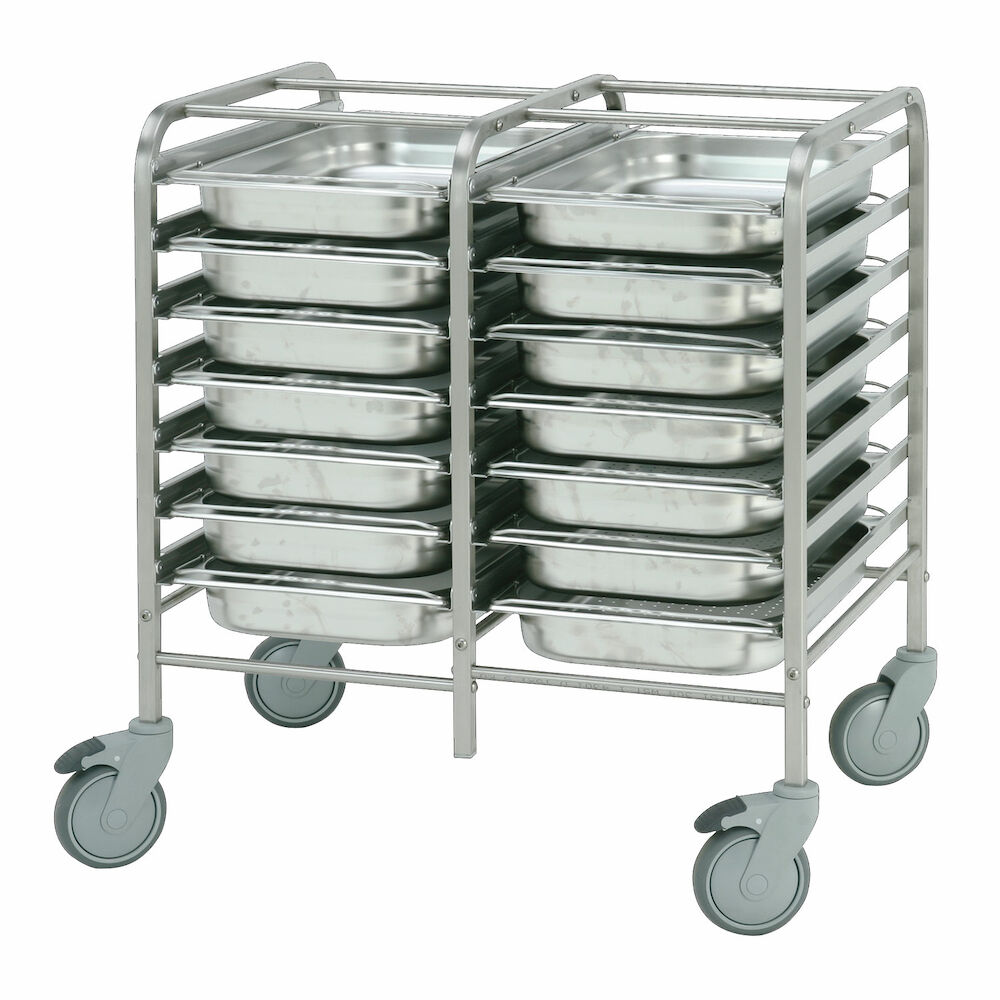 GN-container trolley Metos GNT-14 Flat Pack