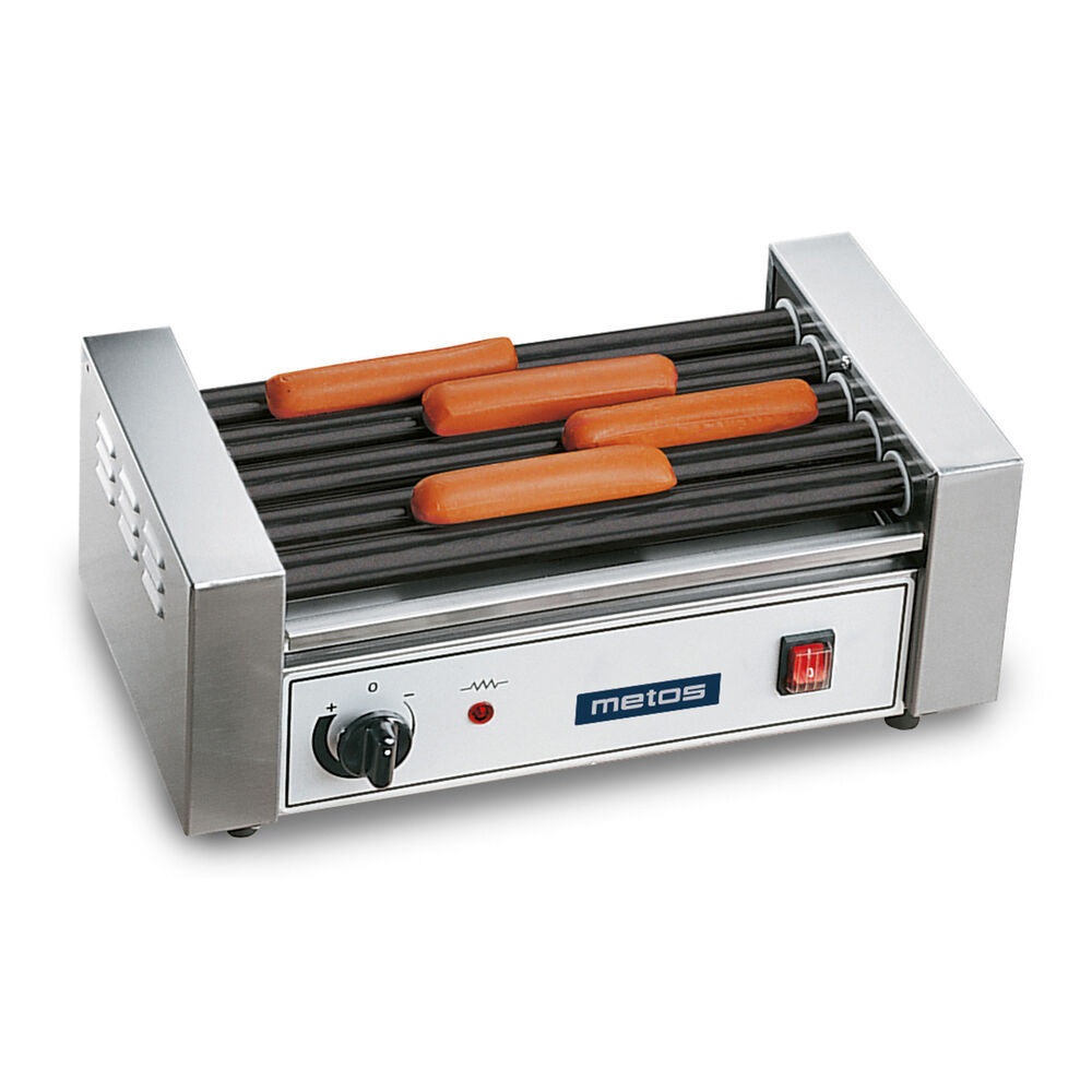 Korvgrill Metos GW5 rullar med non-stick beläggning