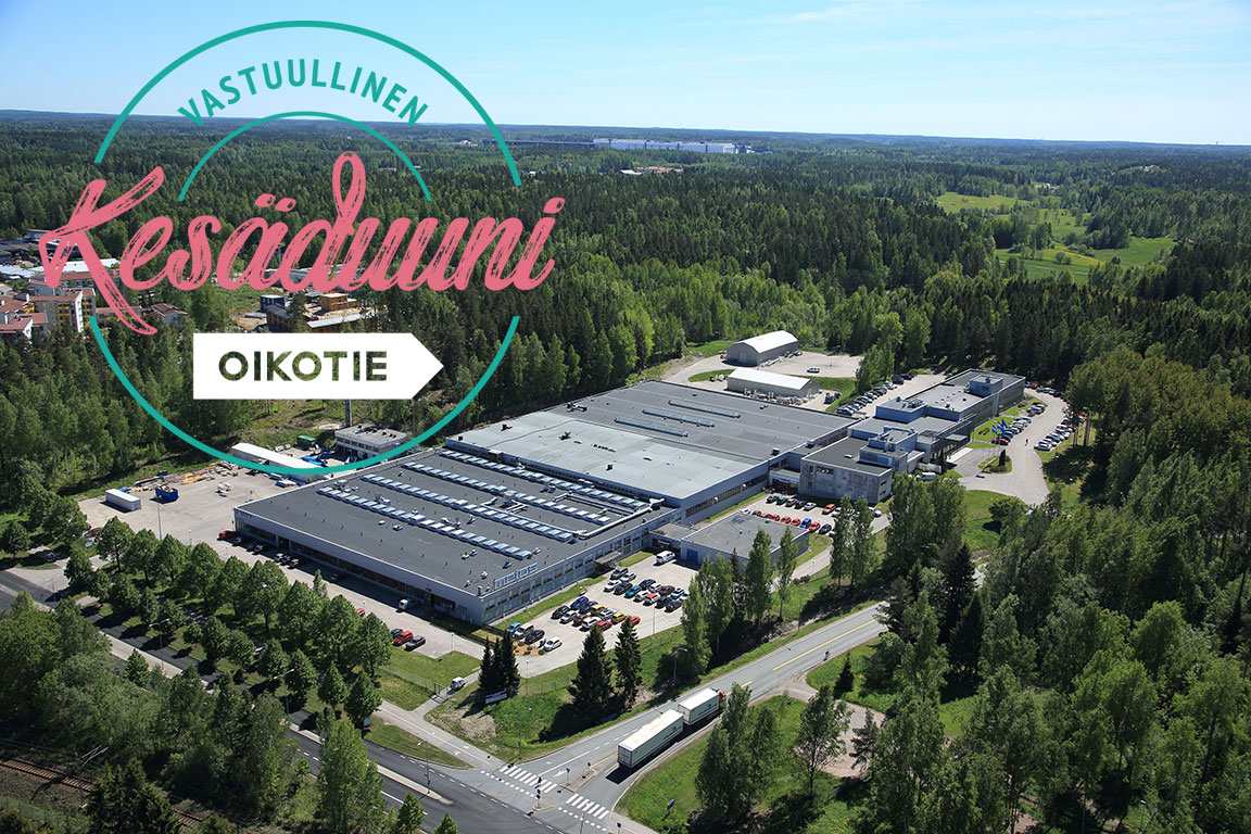 Metos on mukana Oikotien Vastuullinen kesäduuni -kampanjassa.